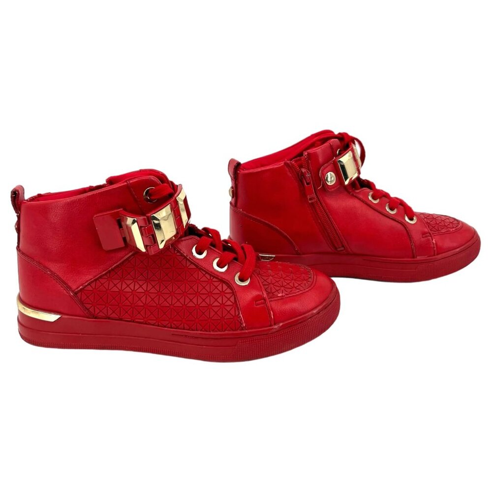 Aldo Red High Top Sneakers | Size 7 for Casual Style
